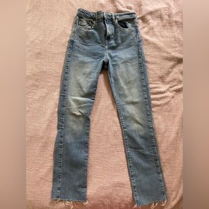 Zara skinny crop jeans size 26